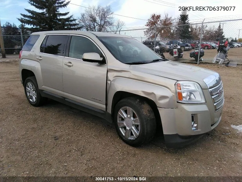 2013 GMC Terrain Sle VIN: 2GKFLREK7D6379077 Lot: 30041753