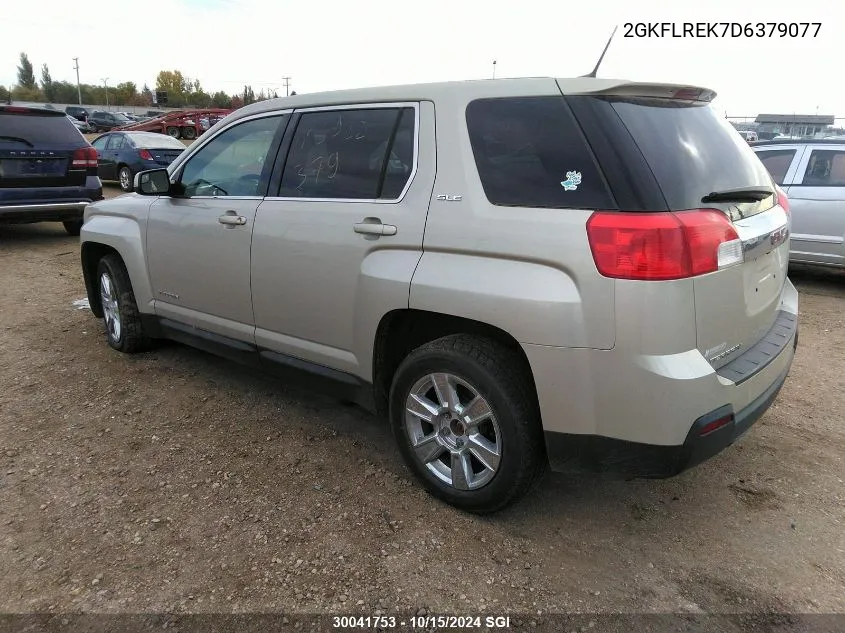 2013 GMC Terrain Sle VIN: 2GKFLREK7D6379077 Lot: 30041753