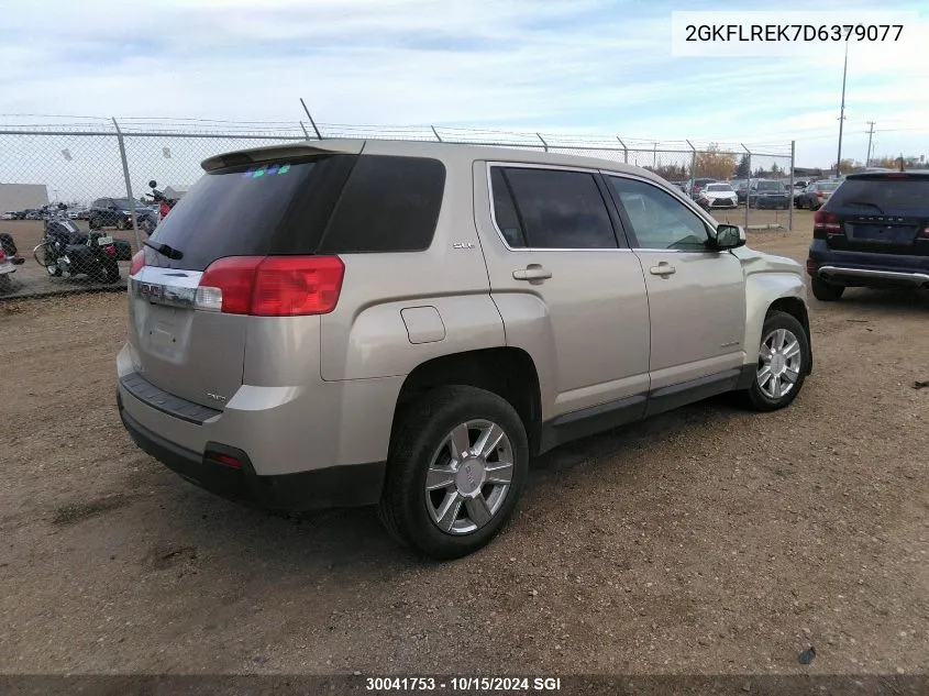 2013 GMC Terrain Sle VIN: 2GKFLREK7D6379077 Lot: 30041753