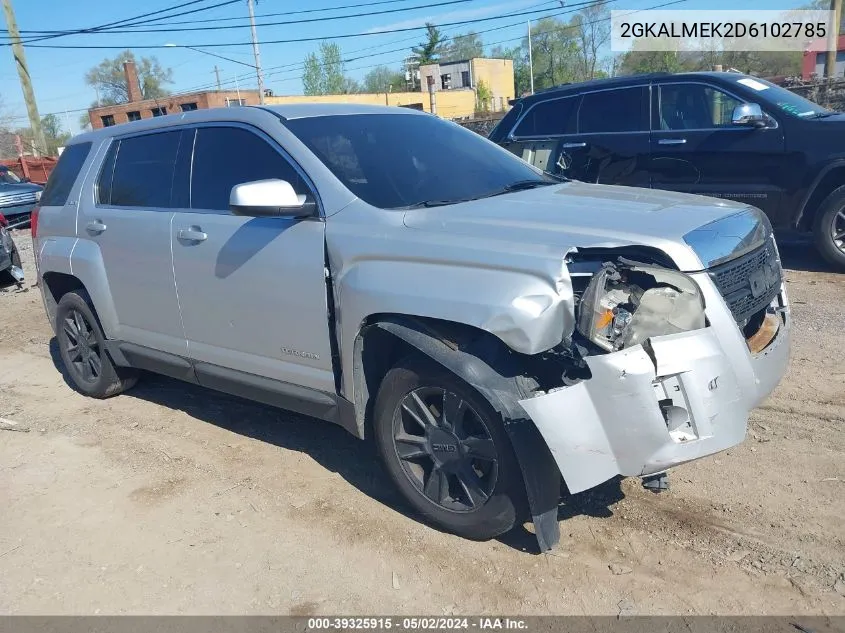 2013 GMC Terrain Sle-1 VIN: 2GKALMEK2D6102785 Lot: 39325915