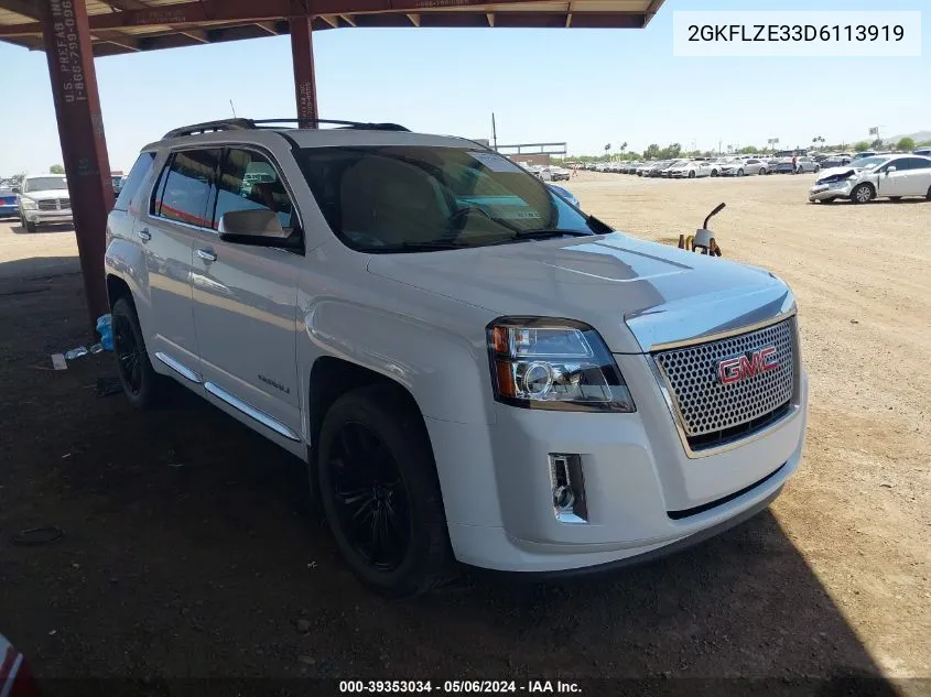 2GKFLZE33D6113919 2013 GMC Terrain Denali