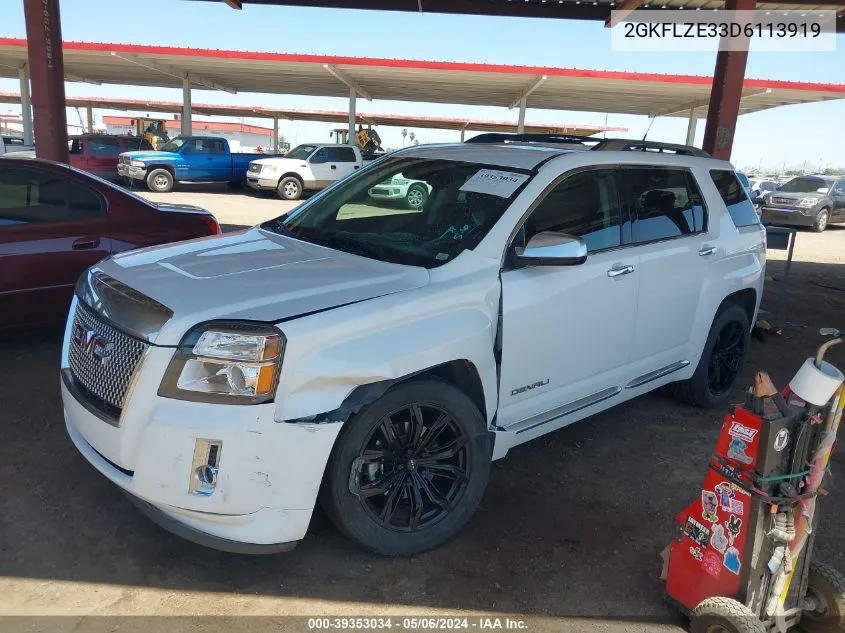 2GKFLZE33D6113919 2013 GMC Terrain Denali