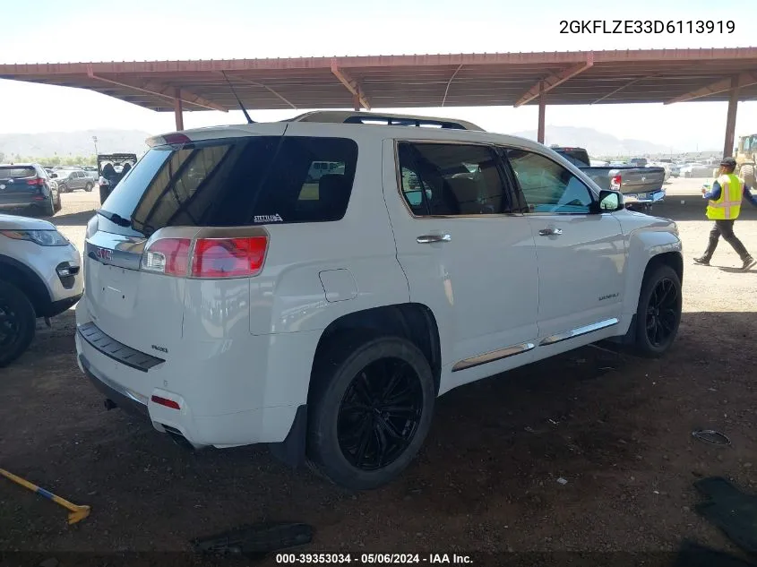 2GKFLZE33D6113919 2013 GMC Terrain Denali