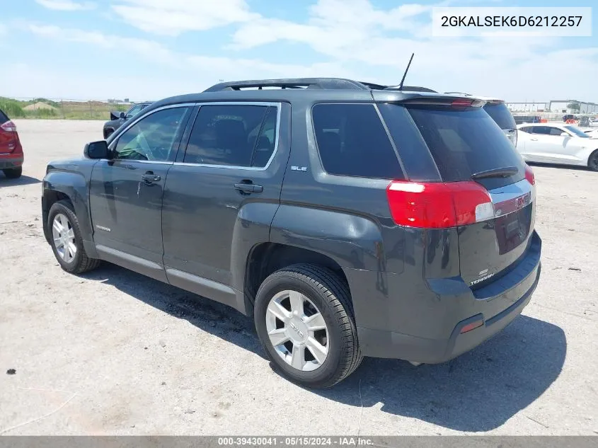 2013 GMC Terrain Sle-2 VIN: 2GKALSEK6D6212257 Lot: 39430041