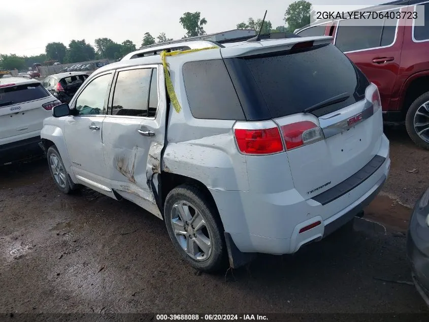 2GKALYEK7D6403723 2013 GMC Terrain Denali