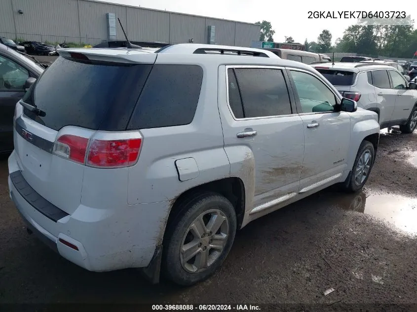 2GKALYEK7D6403723 2013 GMC Terrain Denali