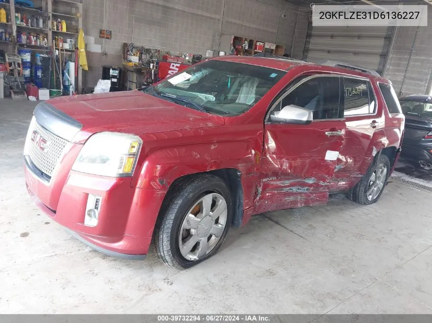 2013 GMC Terrain Denali VIN: 2GKFLZE31D6136227 Lot: 39732294