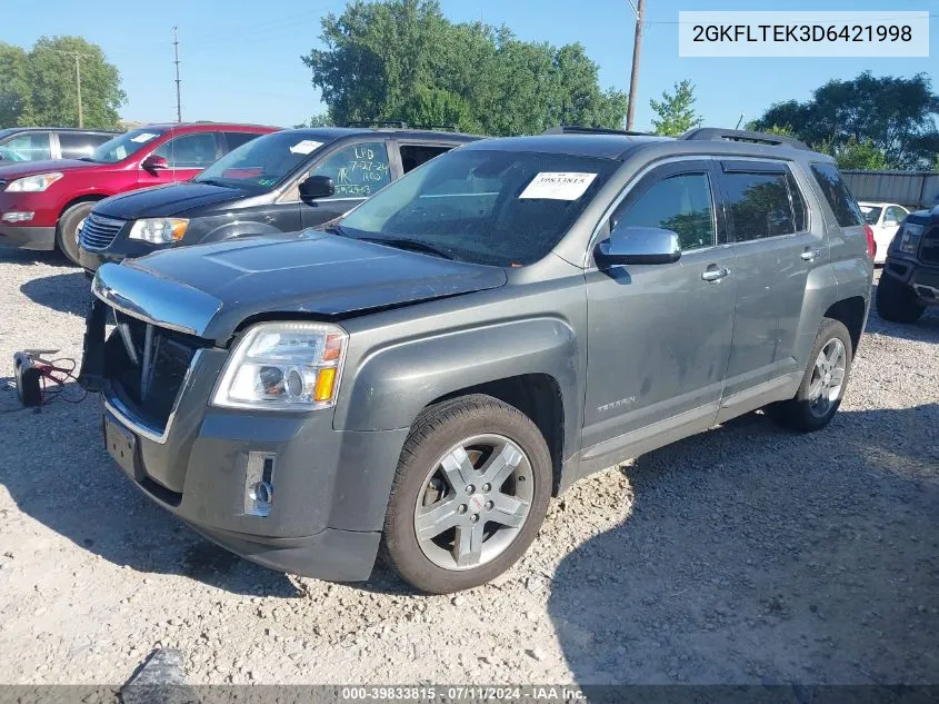 2013 GMC Terrain Sle-2 VIN: 2GKFLTEK3D6421998 Lot: 39833815