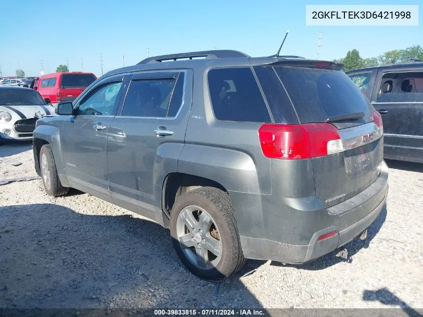 2013 GMC Terrain Sle-2 VIN: 2GKFLTEK3D6421998 Lot: 39833815