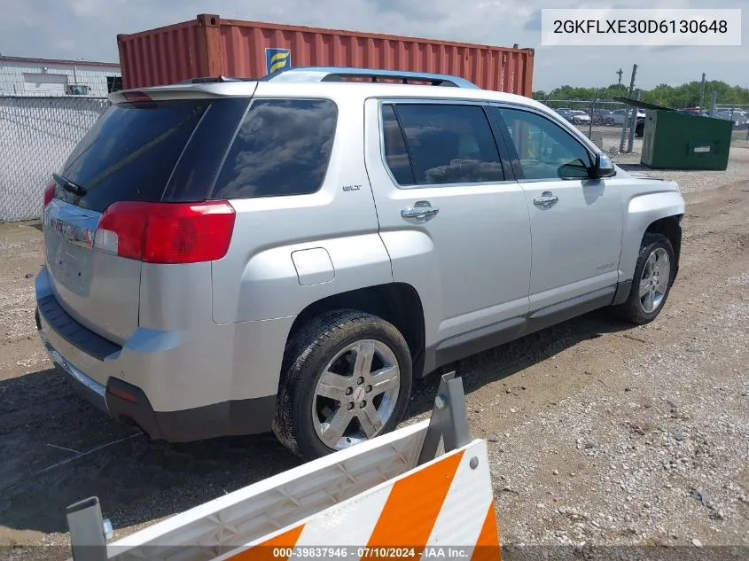 2013 GMC Terrain Slt-2 VIN: 2GKFLXE30D6130648 Lot: 39837946