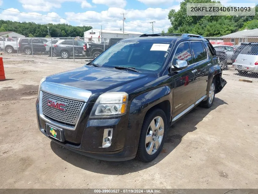 2GKFLZE34D6151093 2013 GMC Terrain Denali