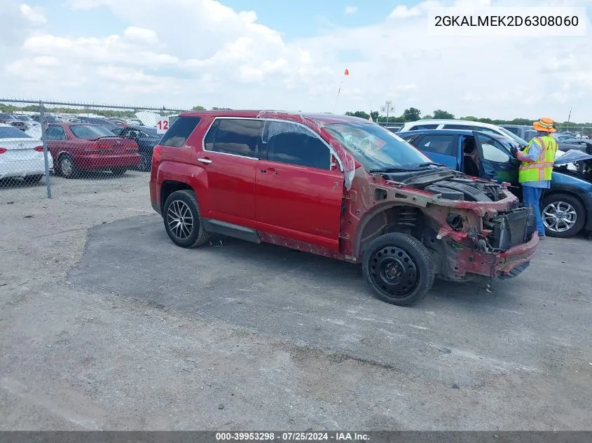 2013 GMC Terrain Sle-1 VIN: 2GKALMEK2D6308060 Lot: 39953298