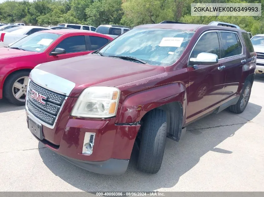 2013 GMC Terrain Slt-2 VIN: 2GKALWEK0D6349993 Lot: 40050386