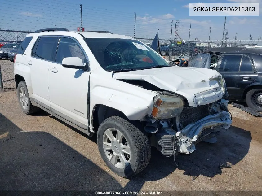 2013 GMC Terrain Sle-2 VIN: 2GKALSEK3D6216363 Lot: 40077368