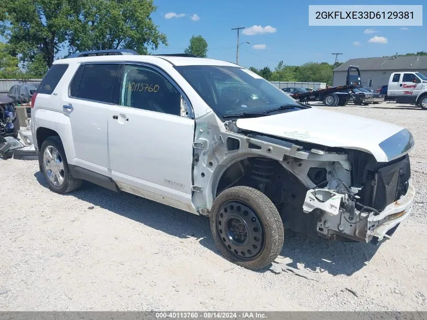 2013 GMC Terrain Slt-2 VIN: 2GKFLXE33D6129381 Lot: 40113760