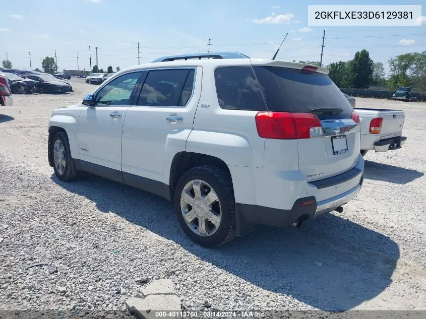 2013 GMC Terrain Slt-2 VIN: 2GKFLXE33D6129381 Lot: 40113760