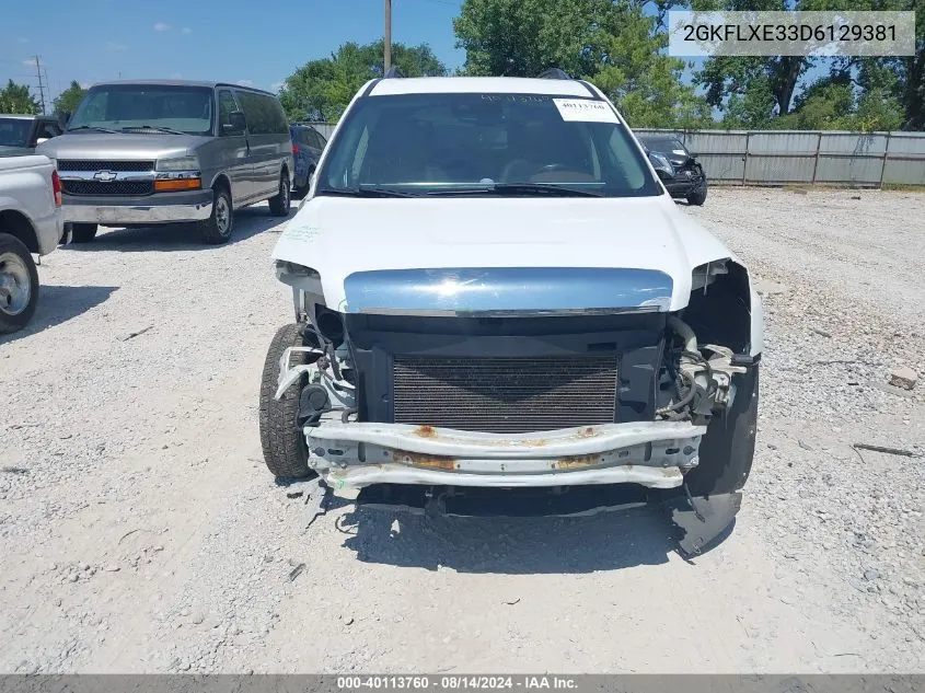 2013 GMC Terrain Slt-2 VIN: 2GKFLXE33D6129381 Lot: 40113760