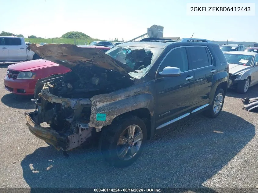 2013 GMC Terrain Denali VIN: 2GKFLZEK8D6412443 Lot: 40114224