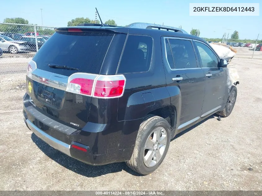 2013 GMC Terrain Denali VIN: 2GKFLZEK8D6412443 Lot: 40114224