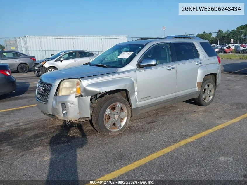 2013 GMC Terrain Slt-2 VIN: 2GKFLWE36D6243434 Lot: 40127762