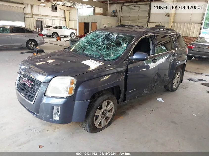 2013 GMC Terrain Sle-2 VIN: 2GKFLTEK7D6420501 Lot: 40131462