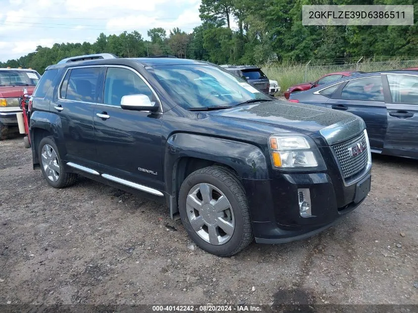 2013 GMC Terrain Denali VIN: 2GKFLZE39D6386511 Lot: 40142242