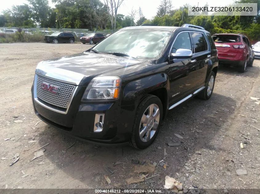 2013 GMC Terrain Denali VIN: 2GKFLZE32D6133420 Lot: 40146212