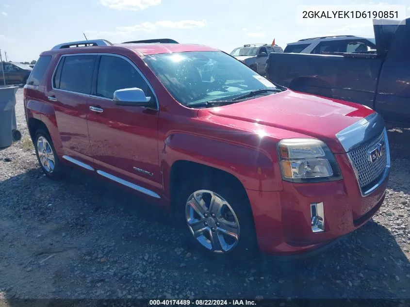 2GKALYEK1D6190851 2013 GMC Terrain Denali