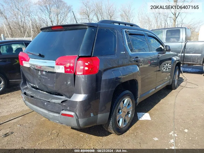 2013 GMC Terrain Sle-2 VIN: 2GKALSEK1D6407165 Lot: 40196069