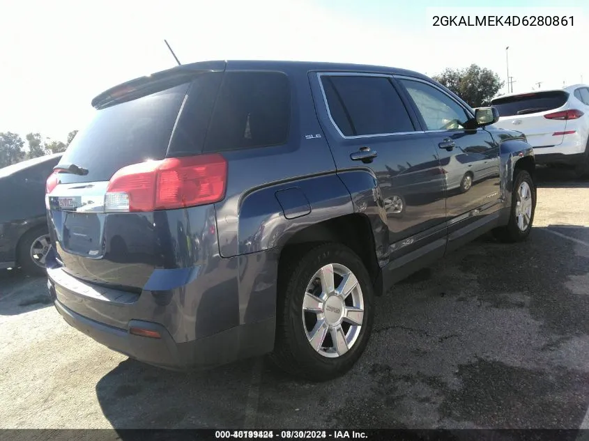 2013 GMC Terrain Sle-1 VIN: 2GKALMEK4D6280861 Lot: 40199424