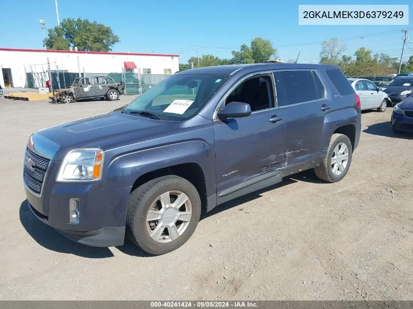 2013 GMC Terrain Sle-1 VIN: 2GKALMEK3D6379249 Lot: 40241424