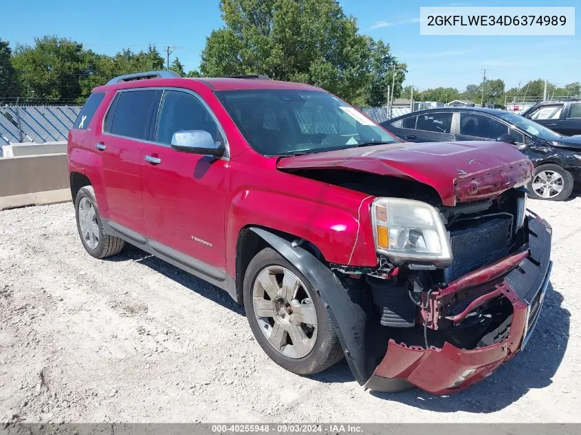 2GKFLWE34D6374989 2013 GMC Terrain Slt-2