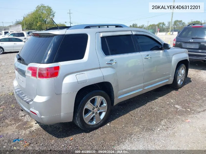 2GKALYEK4D6312201 2013 GMC Terrain Denali