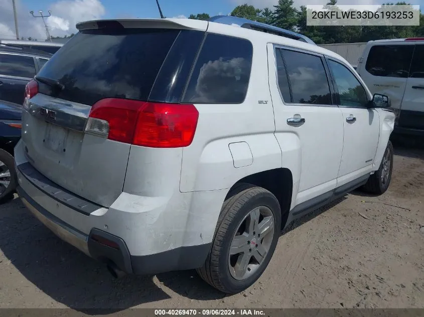 2013 GMC Terrain Slt-2 VIN: 2GKFLWE33D6193253 Lot: 40269470