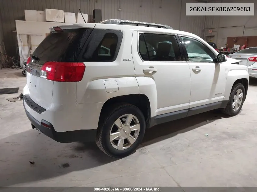 2013 GMC Terrain Sle VIN: 2GKALSEK8D6209683 Lot: 40285766