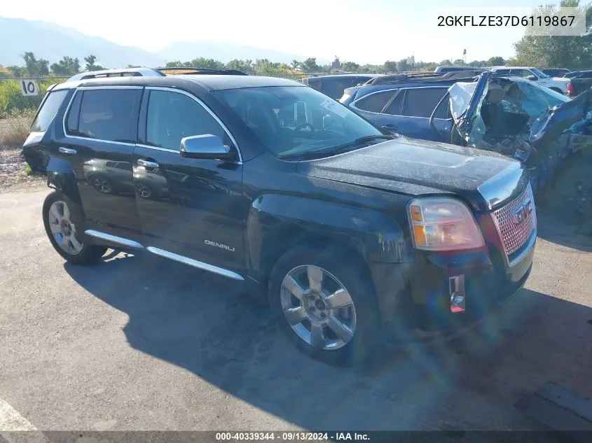 2013 GMC Terrain Denali VIN: 2GKFLZE37D6119867 Lot: 40339344