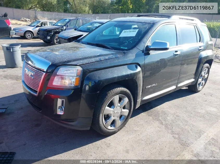 2013 GMC Terrain Denali VIN: 2GKFLZE37D6119867 Lot: 40339344