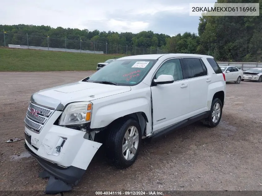 2013 GMC Terrain Sle-1 VIN: 2GKALMEKXD6116966 Lot: 40341116