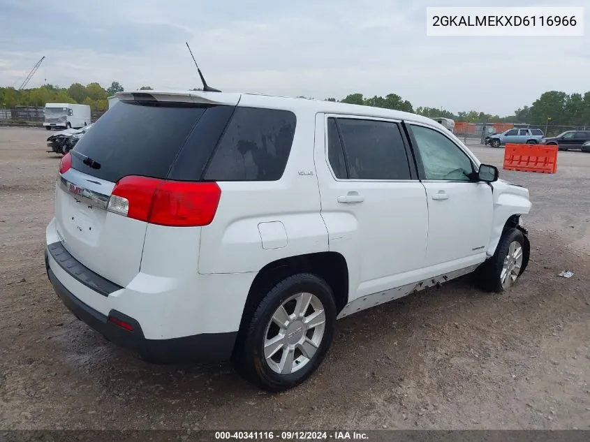 2013 GMC Terrain Sle-1 VIN: 2GKALMEKXD6116966 Lot: 40341116