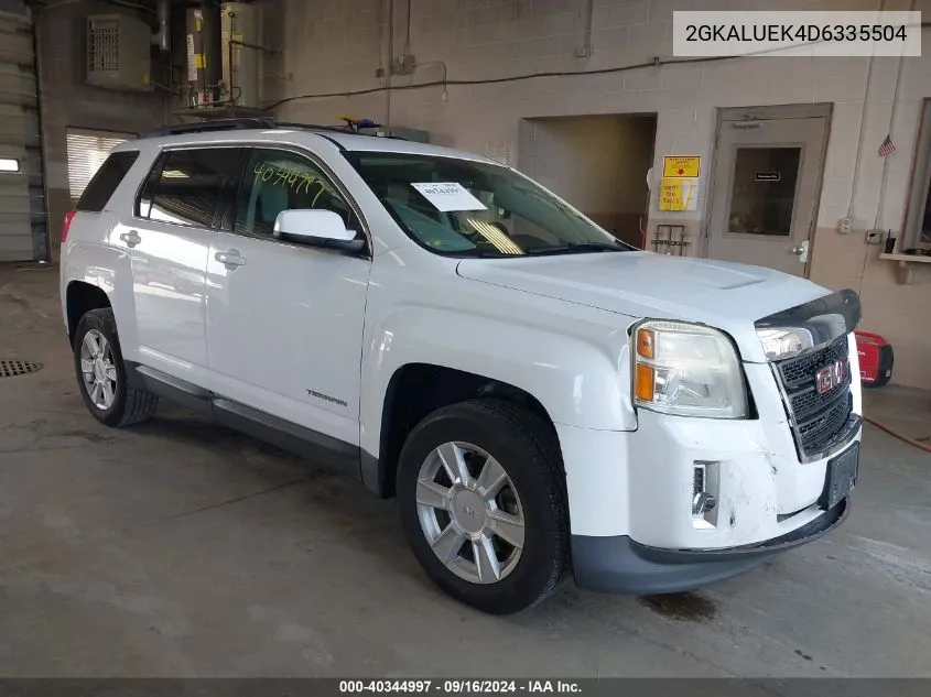 2013 GMC Terrain Slt-1 VIN: 2GKALUEK4D6335504 Lot: 40344997