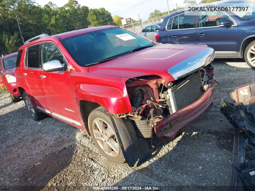 2013 GMC Terrain Denali VIN: 2GKALYEK6D6177397 Lot: 40350250