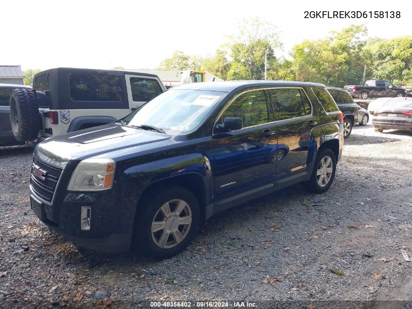 2013 GMC Terrain Sle-1 VIN: 2GKFLREK3D6158138 Lot: 40356402