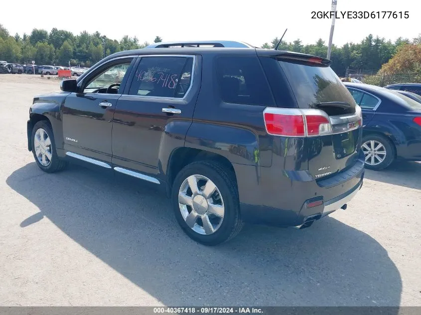 2GKFLYE33D6177615 2013 GMC Terrain Denali