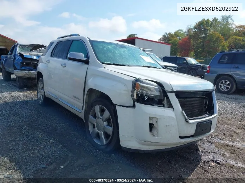 2GKFLZE3XD6202922 2013 GMC Terrain Denali