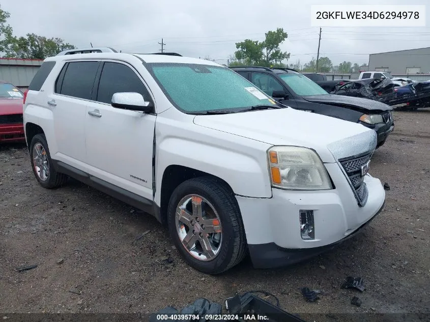 2013 GMC Terrain Slt VIN: 2GKFLWE34D6294978 Lot: 40395794