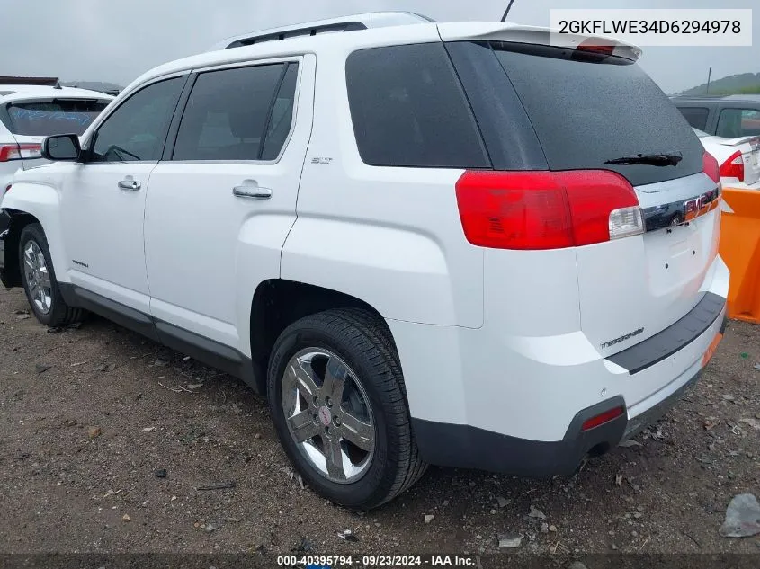 2GKFLWE34D6294978 2013 GMC Terrain Slt