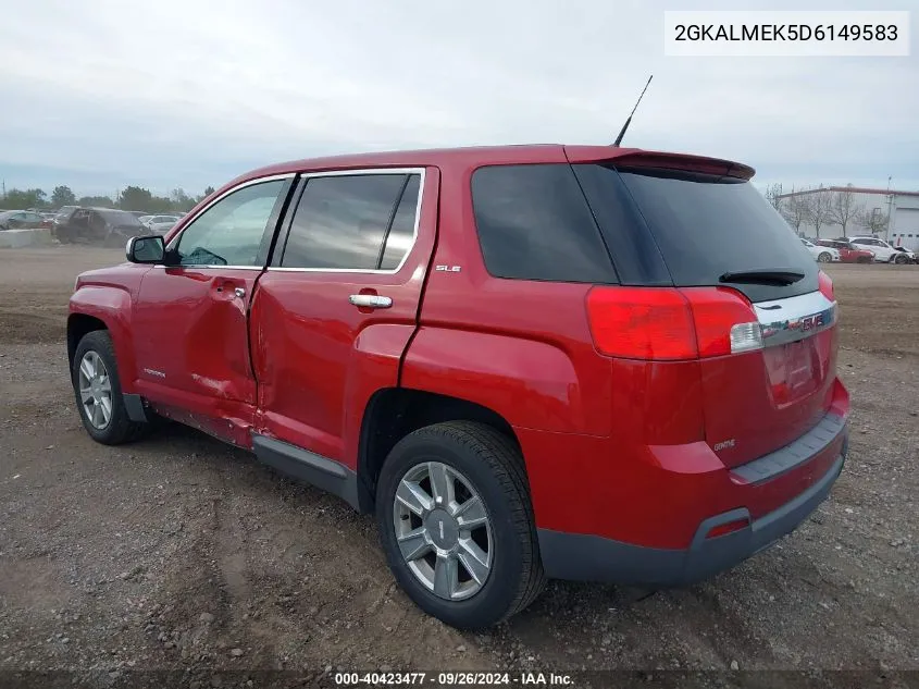 2GKALMEK5D6149583 2013 GMC Terrain Sle