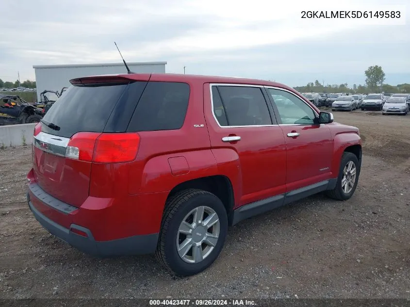 2GKALMEK5D6149583 2013 GMC Terrain Sle