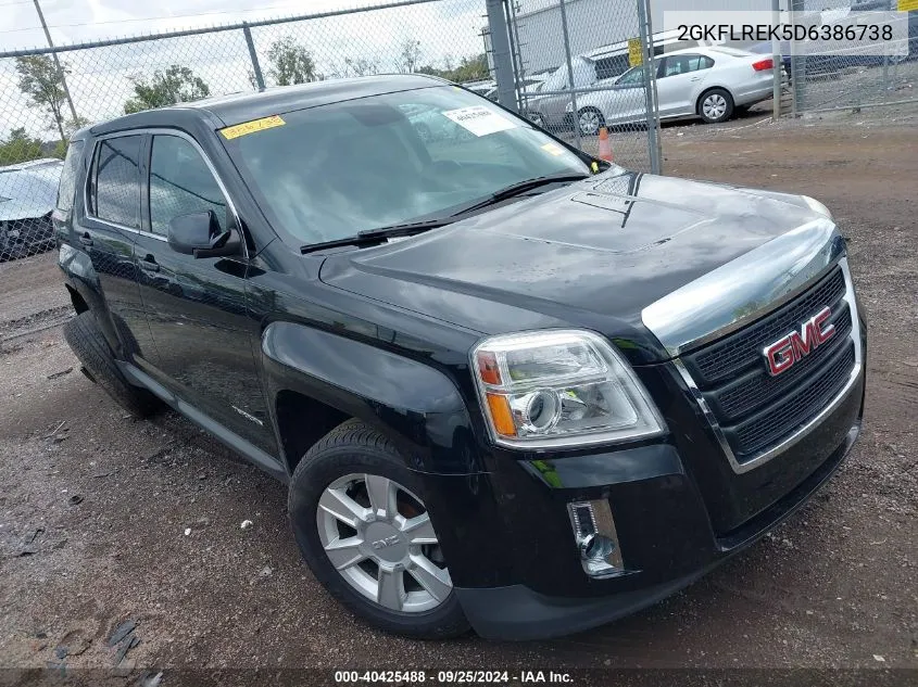 2013 GMC Terrain Sle-1 VIN: 2GKFLREK5D6386738 Lot: 40425488