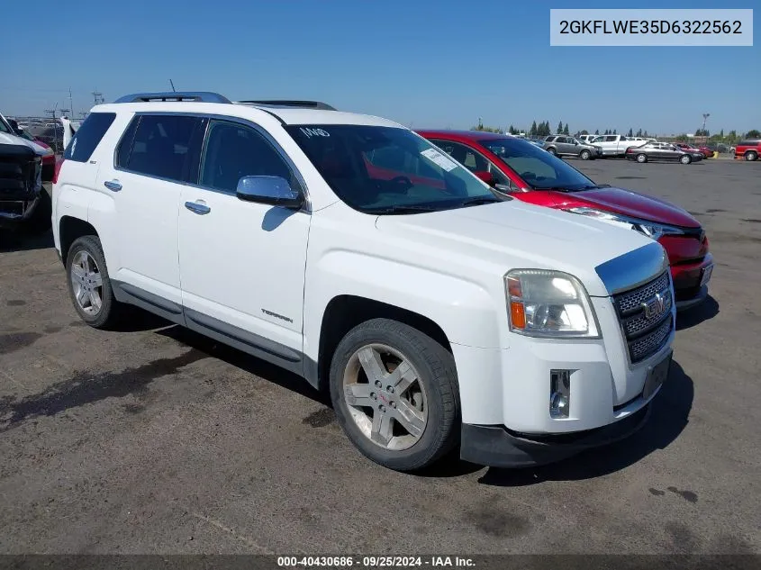 2013 GMC Terrain Slt-2 VIN: 2GKFLWE35D6322562 Lot: 40430686